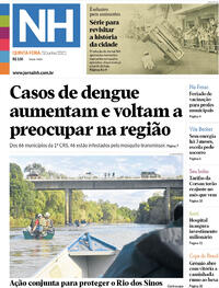 Capa do jornal Jornal NH 03/06/2021