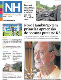 Capa do jornal Jornal NH 04/02/2021