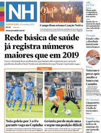 Capa do jornal Jornal NH 04/11/2021