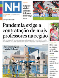 Capa do jornal Jornal NH 05/02/2021
