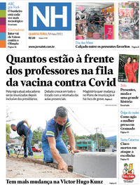 Capa do jornal Jornal NH 05/05/2021