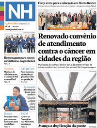 Capa do jornal Jornal NH 05/08/2021