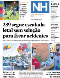 Capa do jornal Jornal NH 06/04/2021