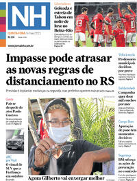 Capa do jornal Jornal NH 06/05/2021