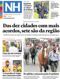 Capa do jornal Jornal NH 06/09/2021