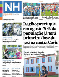 Capa do jornal Jornal NH 07/06/2021