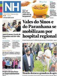 Capa do jornal Jornal NH 07/09/2021