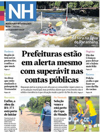 Capa do jornal Jornal NH 08/10/2021