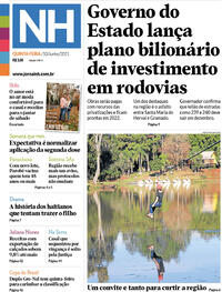Capa do jornal Jornal NH 10/06/2021