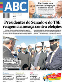 Capa do jornal Jornal NH 10/07/2021
