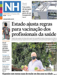 Capa do jornal Jornal NH 12/02/2021