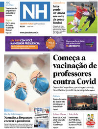 Capa do jornal Jornal NH 12/05/2021
