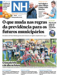 Capa do jornal Jornal NH 12/10/2021
