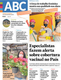 Capa do jornal Jornal NH 13/11/2021