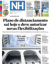 Capa do jornal Jornal NH 14/05/2021