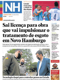 Capa do jornal Jornal NH 14/07/2021