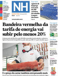 Capa do jornal Jornal NH 16/06/2021