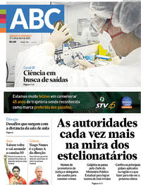 Capa do jornal Jornal NH 17/04/2021