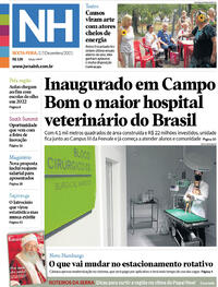 Capa do jornal Jornal NH 17/12/2021