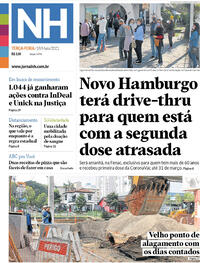 Capa do jornal Jornal NH 18/05/2021