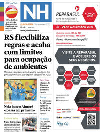 Capa do jornal Jornal NH 18/11/2021