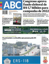 Capa do jornal Jornal NH 18/12/2021