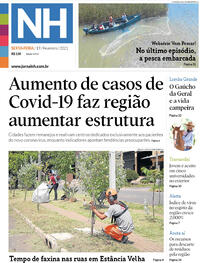 Capa do jornal Jornal NH 19/02/2021