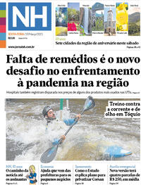 Capa do jornal Jornal NH 19/03/2021