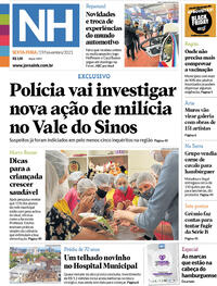 Capa do jornal Jornal NH 19/11/2021