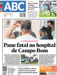 Capa do jornal Jornal NH 20/03/2021
