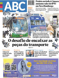 Capa do jornal Jornal NH 21/08/2021