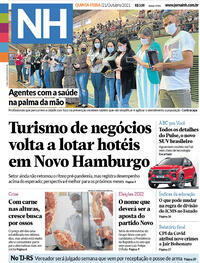 Capa do jornal Jornal NH 21/10/2021