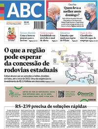Capa do jornal Jornal NH 22/05/2021