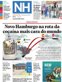 Capa do jornal Jornal NH 23/09/2021