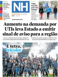 Capa do jornal Jornal NH 24/05/2021