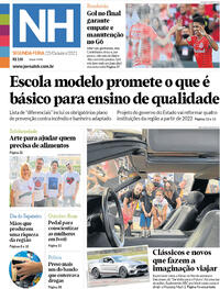 Capa do jornal Jornal NH 25/10/2021