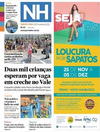 Capa do jornal Jornal NH 25/11/2021