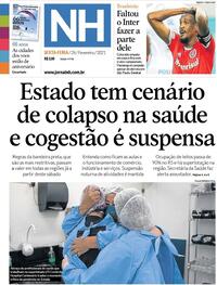 Capa do jornal Jornal NH 26/02/2021