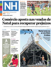 Capa do jornal Jornal NH 26/10/2021
