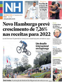 Capa do jornal Jornal NH 27/09/2021
