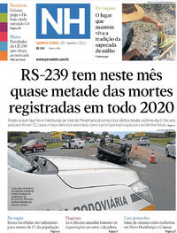 Capa do jornal Jornal NH 28/01/2021