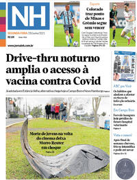 Capa do jornal Jornal NH 28/06/2021