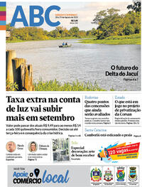 Capa do jornal Jornal NH 28/08/2021