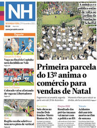 Capa do jornal Jornal NH 29/11/2021