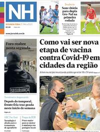 Capa do jornal Jornal NH 31/05/2021