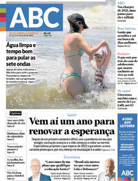 Capa do jornal Jornal NH 31/12/2021