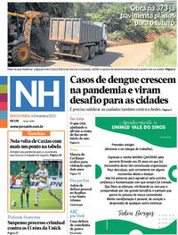 Capa do jornal Jornal NH 04/02/2022