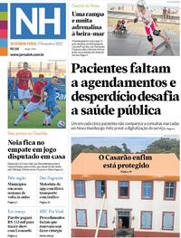 Capa do jornal Jornal NH 07/02/2022