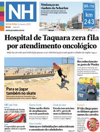 Capa do jornal Jornal NH 14/01/2022