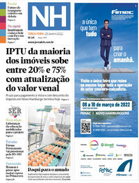 Capa do jornal Jornal NH 25/01/2022